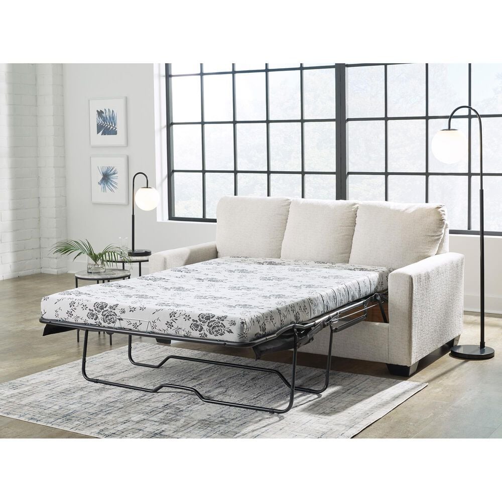 Ashley Rannis Stationary Full Sofa Sleeper in Snow, , large
