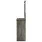 Ashley Frandern 5-Piece Twin Bookcase Storage Bedroom Set in Rustic Warm Gray, , large
