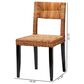 Baxton Studio Manrico Side Chair in Dark Brown and Natural (Set of 2), , large