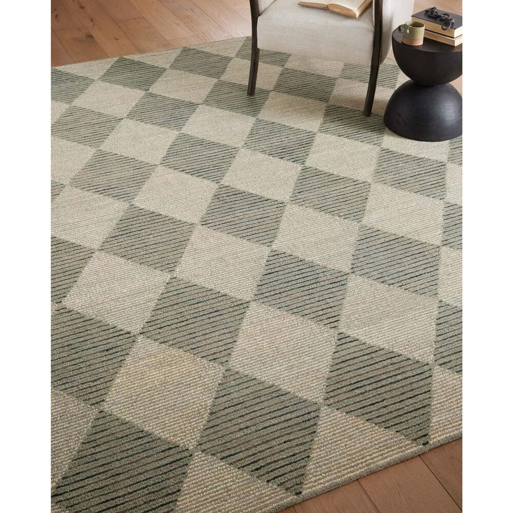 Chris Loves Julia x Loloi Francis 7&#39;9&quot; x 9&#39;9&quot; Spa and Granite Area Rug, , large