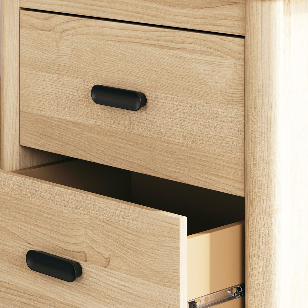 Ashley Cabinella 2-Drawer Nightstand in Tan, , large