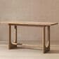 Jennifer Taylor Home Turkey Console Table in Antique Natural Brown, , large