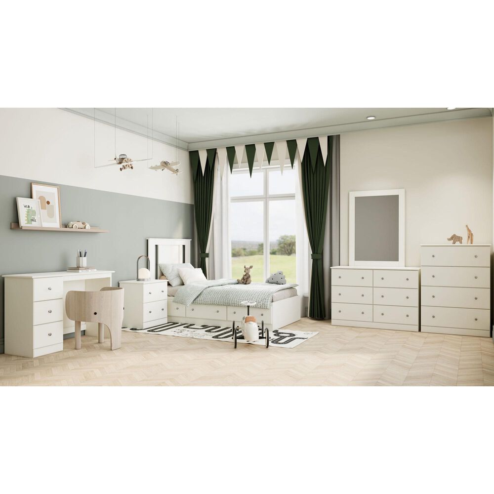 Lemoore Essential 2-Drawer Night Stand in Rockport White, , large
