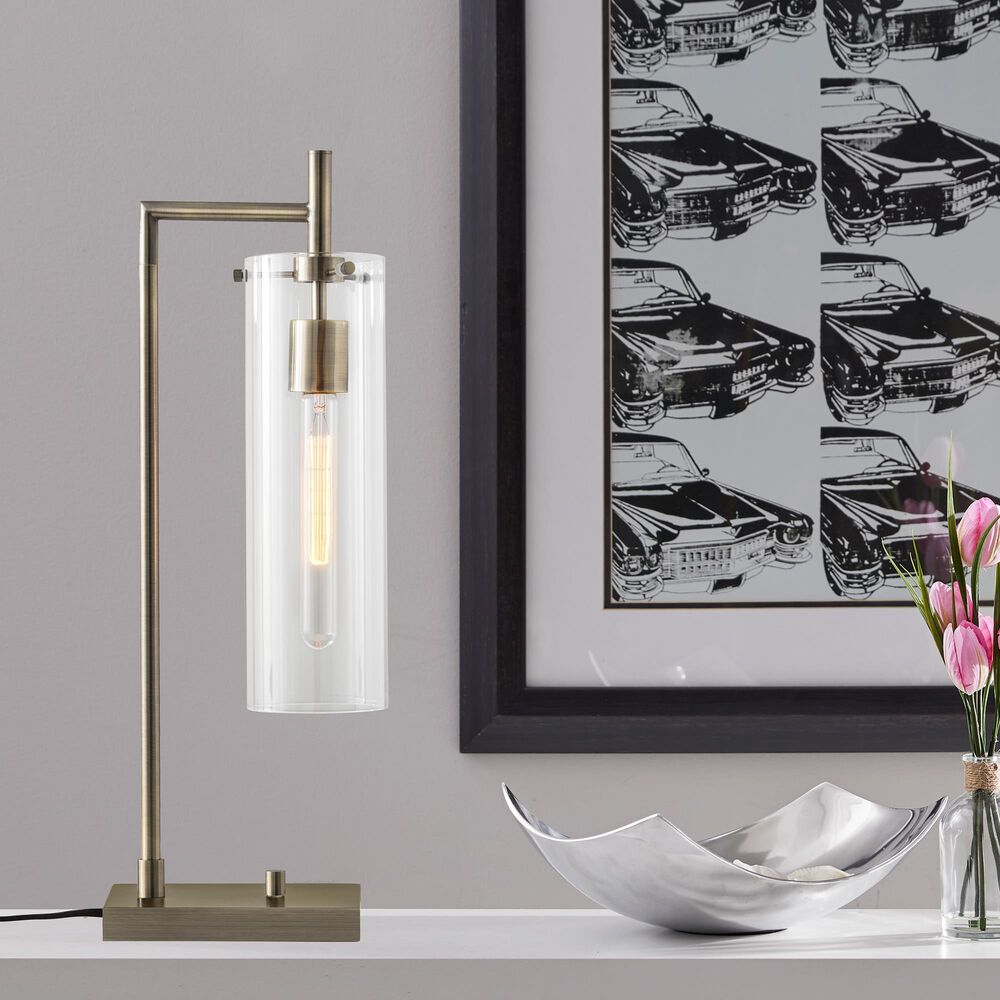 Adesso Dalton 1-Light Table Lamp in Antique Brass, , large