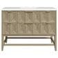 James Martin Vanities Emmeline 48" Single Vanity in Pebble Oak with 3 cm White Zeus Quartz Top, , large