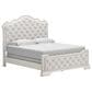 Millenium Arlendyne King Upholstered Bed with 2 Nightstands in Antique White, , large