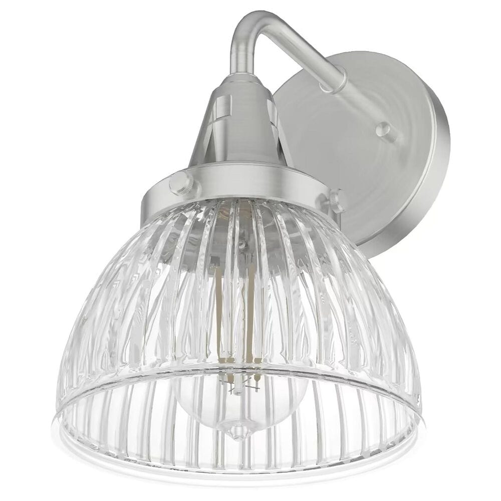 Hunter Cypress Grove 1-Light Wall Sconce in Brushed Nickel, , large