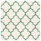 Safavieh Venus Shag 6"7" Square Ivory and Green Area Rug, , large