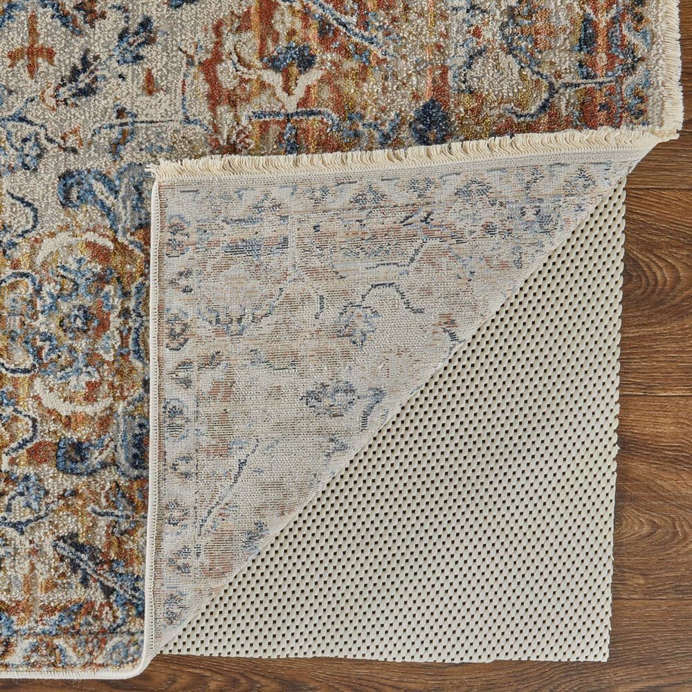 Feizy Kaia 3&#39; x 8&#39; Beige and Multicolor Runner, , large