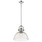 Golden Lighting Hines 1-Light Pendant in Chrome, , large