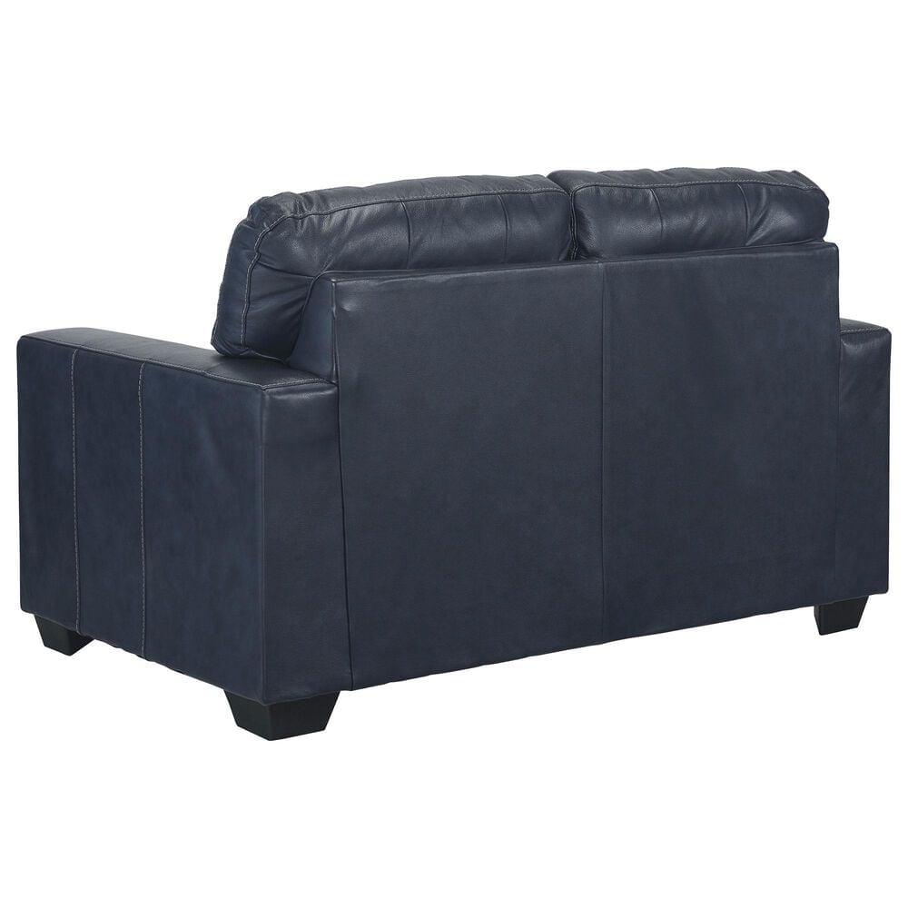 Ashley Santorine Stationary Loveseat in Ocean, , large