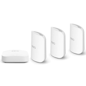 eero 1-Pack Pro 6E Mesh Wi-Fi 6E Router with 3-Pack Pro 7 Mesh Wi-Fi 7 System in White, , large