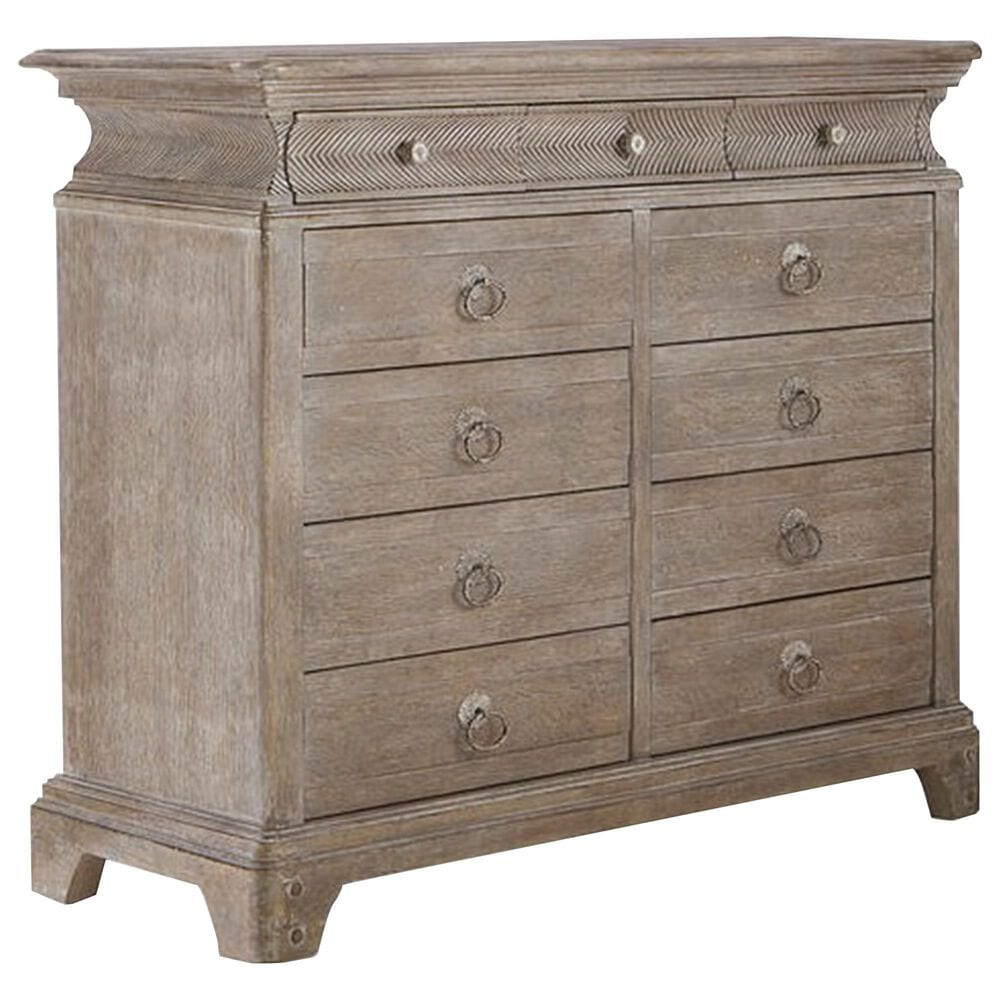 Vantage Summer Creek 3-Piece Queen Bedroom Set in Scrubbed Oak, , large