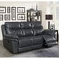 Crystal City Isabella Manual Reclining Sofa in Gray, , large