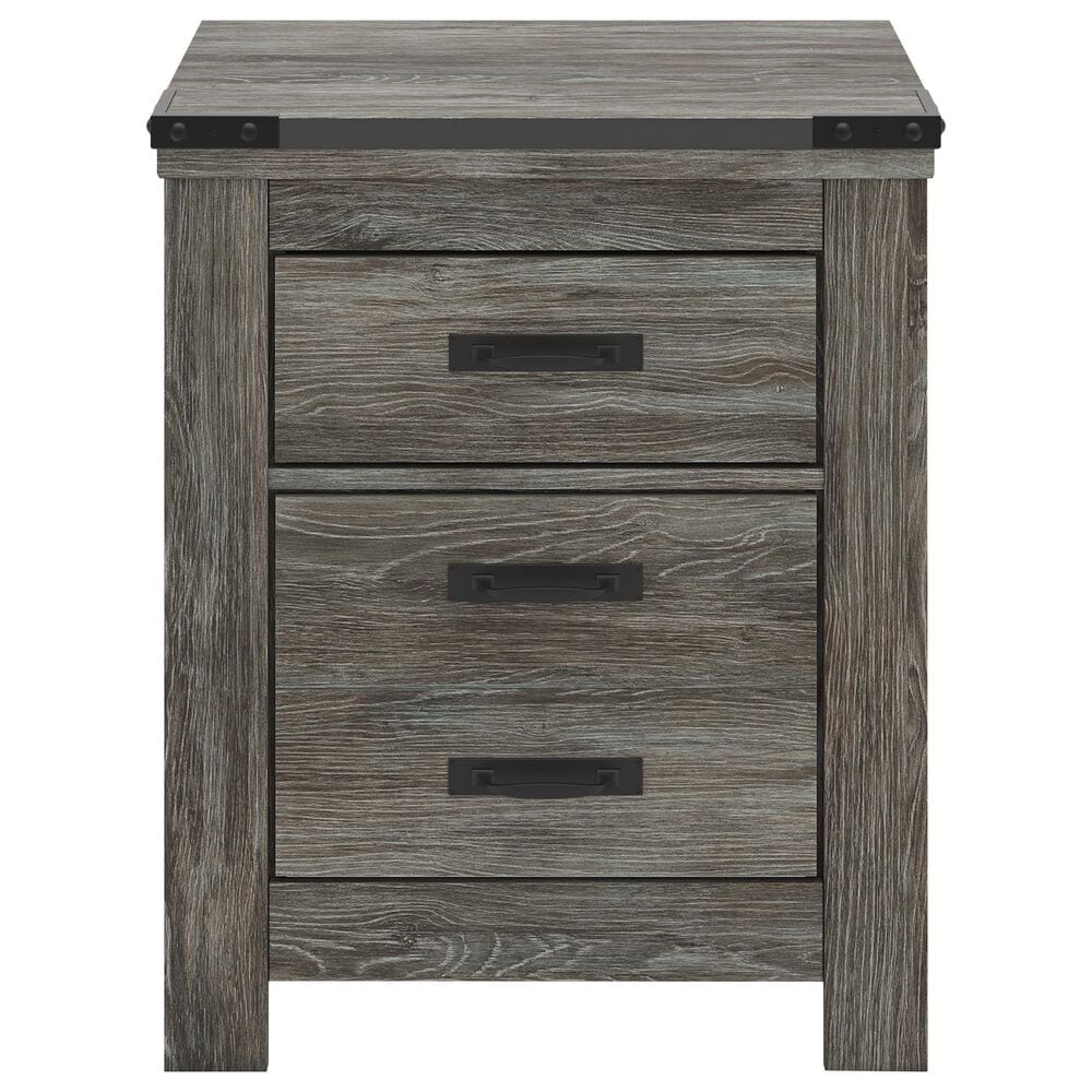 Ashley Frandern 5-Piece Full Storage Bedroom Set in Rustic Warm Gray, , large
