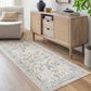 Surya Dresden Off-White, Taupe, Dusty Sage, Deep Teal, Light Gray, Olive and Mustard 2"7" x 7"3" Runner, , large