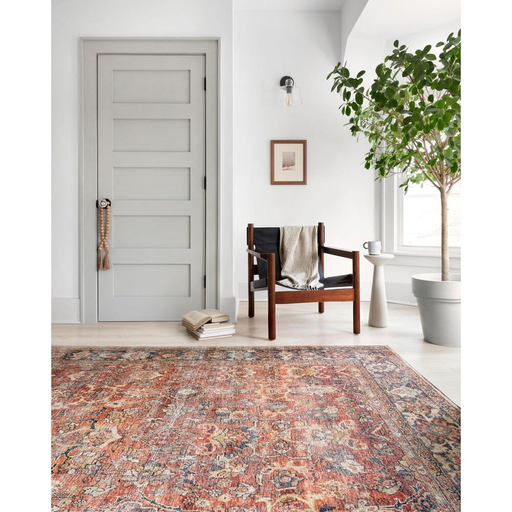 Loloi II Layla LAY-02 3&#39;6&quot; x 5&#39;6&quot; Spice and Marine Area Rug, , large