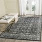 Safavieh Evoke EVK270K 10" x 14" Charcoal and Ivory Area Rug, , large