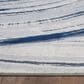 Kas Oriental Rugs Illusions Elements 5"3" x 7"7" Ivory and Blue Area Rug, , large