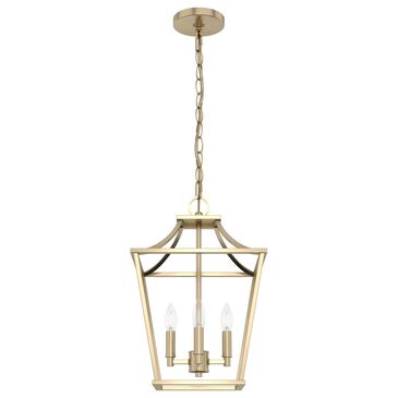 Hunter Laurel Ridge 12" 4-Light Lantern Pendant in Alturas Gold, , large