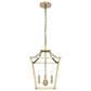 Hunter Laurel Ridge 12" 4-Light Lantern Pendant in Alturas Gold, , large
