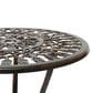 Hearth and Haven Nassau 3-Piece Bistro Set in Copper, , large