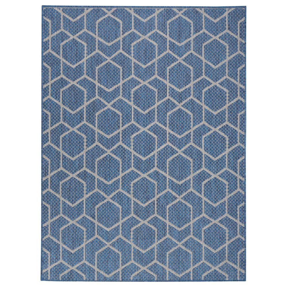 Nourison Horizon HOZ01 Denim 10&#39; x 14&#39; Indoor/Outdoor Area Rug, , large