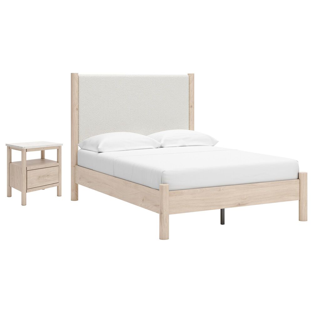 Ashley Cadmori Full Platform Bed and Nightstand, , large