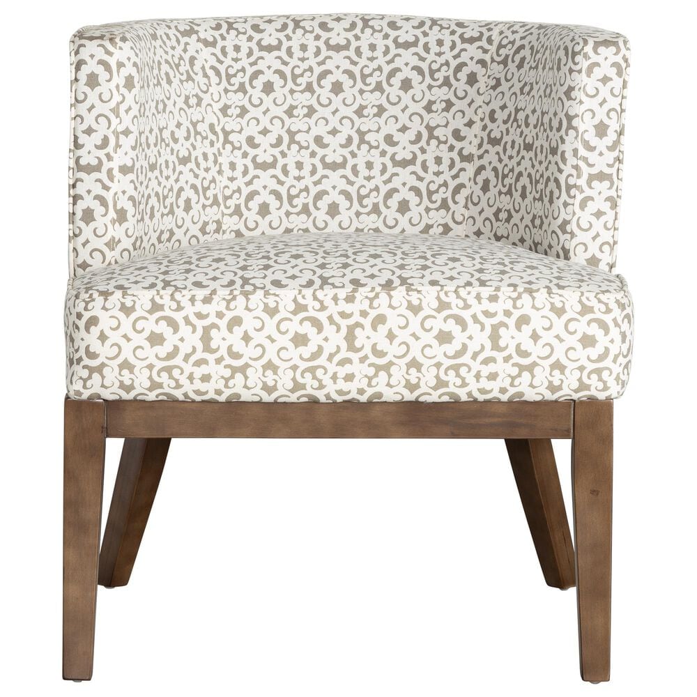 Regal Co. Accent Chair in Gray and White, , large