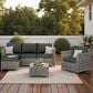 HOMLUX 6-Piece Patio Conversation Set in Black, , large