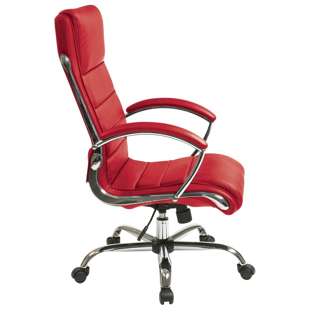 OSP Home FL Series Executive Chair in Red, , large