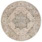 Surya Brunswick 5"3" Round Light Beige, Taupe, Olive, Light Gray, Charcoal, White, Teal and Dusty Sage Area Rug, , large