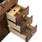 James Martin Vanities Amberly 30" Single Bathroom Vanity in Walnut with 3 cm Ethereal Noctis Quartz Top and Rectangular Sink, , large