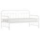 Richlands Furniture Twin Metal Slat Daybed in White, , large