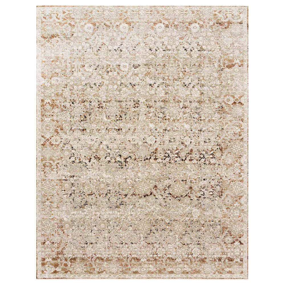 Loloi Theia THE-07 9"5" x 12"10" Natural and Rust, , large