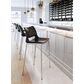 Zuo Modern Ace Bar Chair in Black and Silver (Set of 2), , large