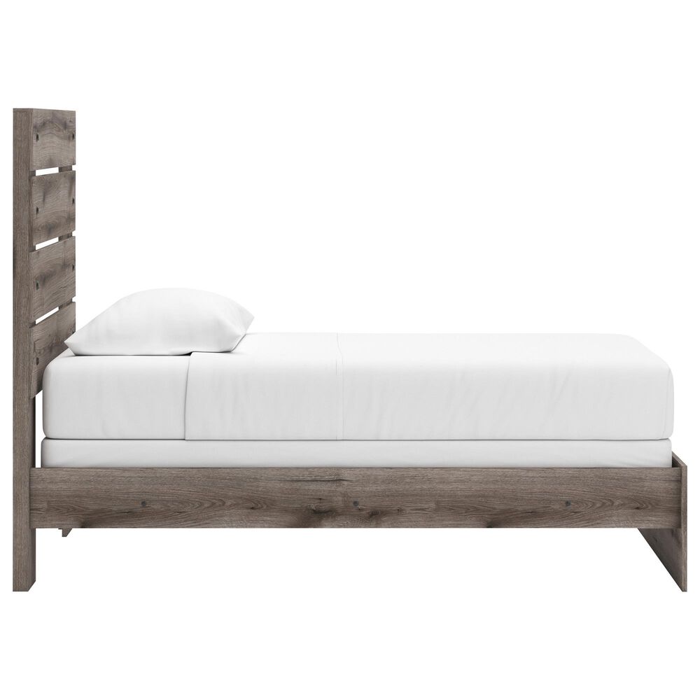 Ashley Graystorm Twin Panel Bed in Brown Gray, , large