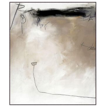 Wendover Art Natural Space 1 51" x 43" Framed Art in Espresso, , large