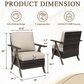 Sunwell Garden 3-Piece Patio Chat Set in Beige, , large