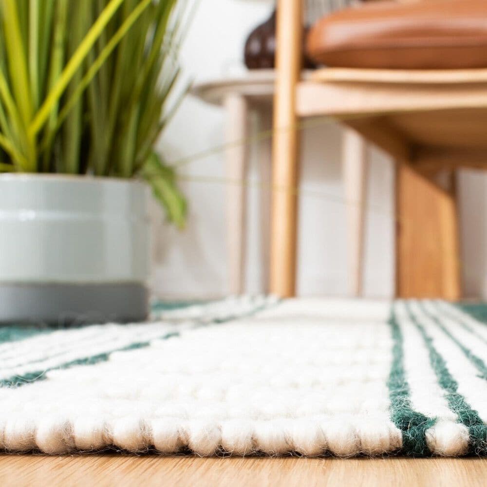 Safavieh Natura NAT859Y 6&#39; Square Ivory and Green Area Rug, , large