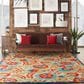 Nourison Aloha ALH17 9"6" x 13" Multicolor Indoor/Outdoor Area Rug, , large