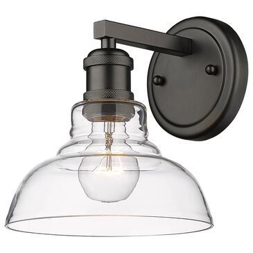 Golden Lighting Carver 1-Light Bath Vanity in Matte Black, , large