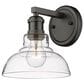 Golden Lighting Carver 1-Light Bath Vanity in Matte Black, , large