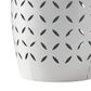 Hearth and Haven Lilac Outdoor Metal Side Table with Cylindrical Design in White, , large
