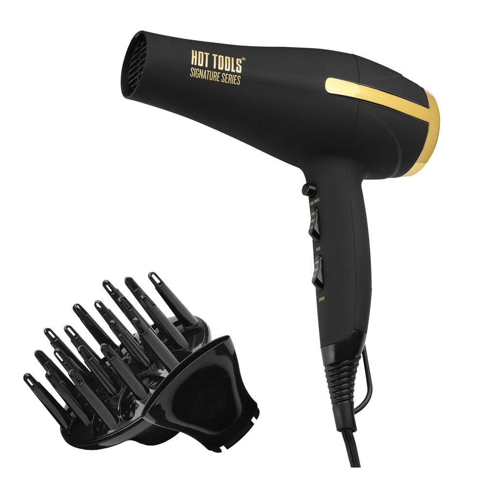Hot Tools Signature Series Ionic Turbo DC Salon Hair Dryer, , large
