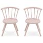 Delta Windsor 3-Piece Table and Chairs Set in Blush Pink, , large