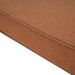 Hearth and Haven Noah19" x 19" Outdoor Dining Chair Cushion with Water-Repellent Fabric and Secure Ties in Orange, , large