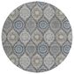 Dalyn Rug Company Solace SL1 8" Round Gray Area Rug, , large