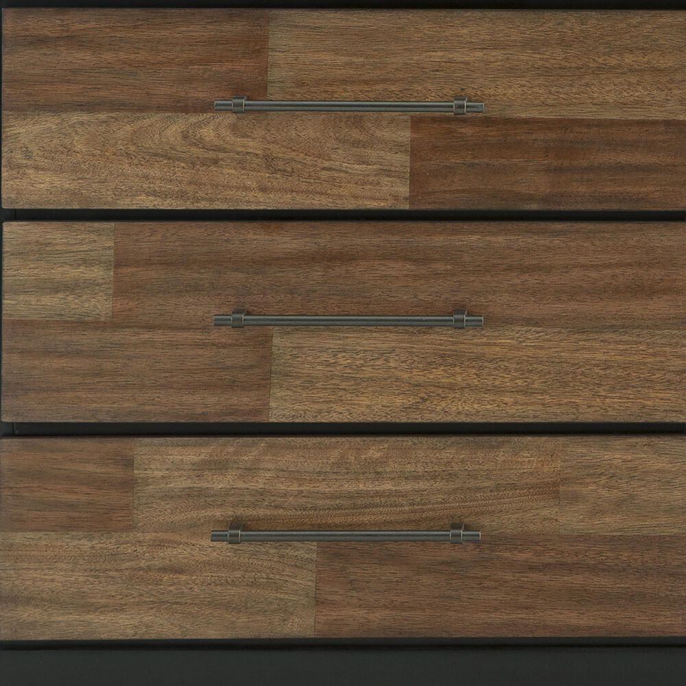 Ashley Kraeburn Dresser and Mirror in Black and Brown, , large