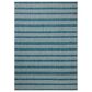 Loloi Easton Teal and Fog 4" x 6" Indoor/Outdoor Area Rug, , large